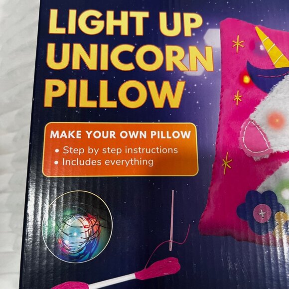 Craft Kit Unicorn Light Up Pillow - Picture 2 of 5